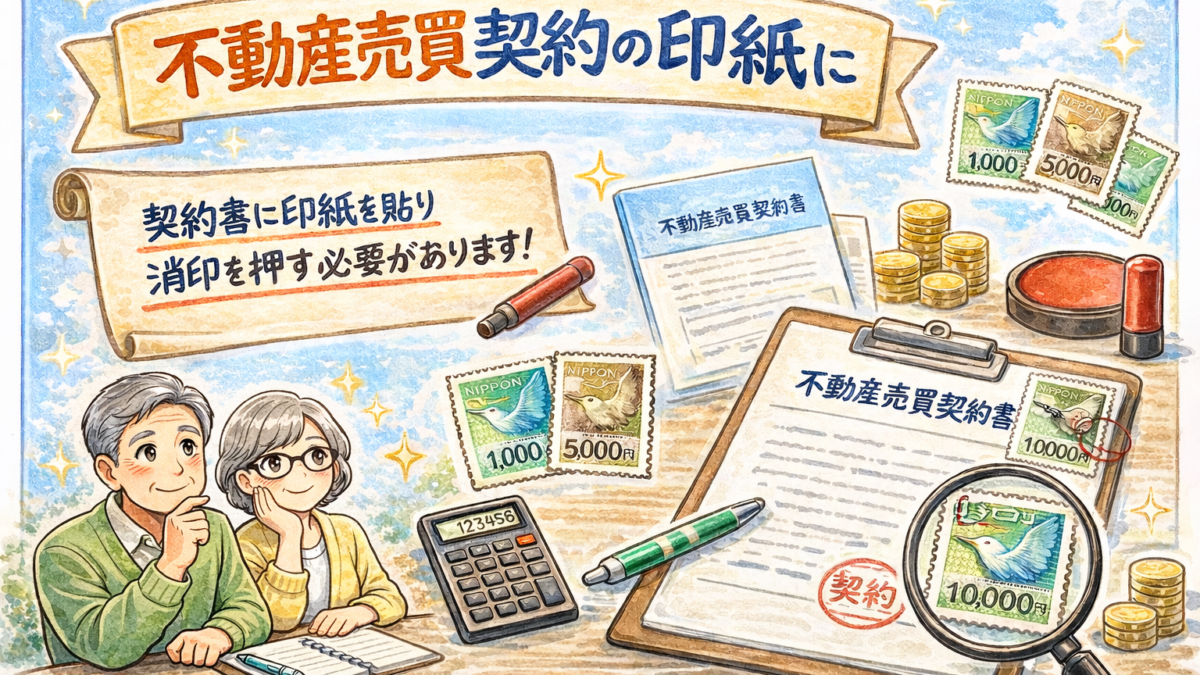 【収入印紙】不動産売却にかかる費用と税金について